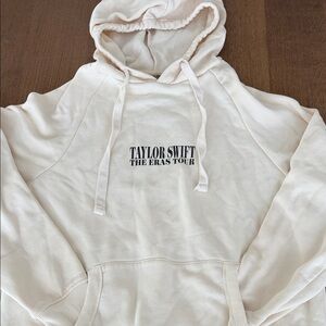 Taylor Swift The Eras Tour Beige Hoodie small